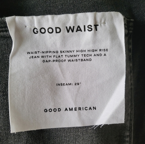 Good American Good Waist Always Fits Skinny Jeans Size 28-32 - Picture 7 of 9